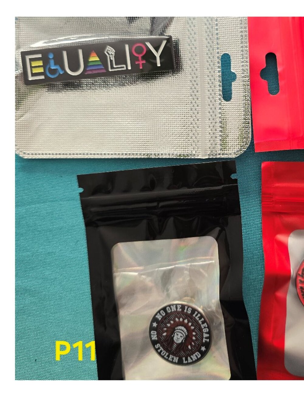 Activist Enamel Pin Set - Equality, Indigenous Rights, Protest Pins